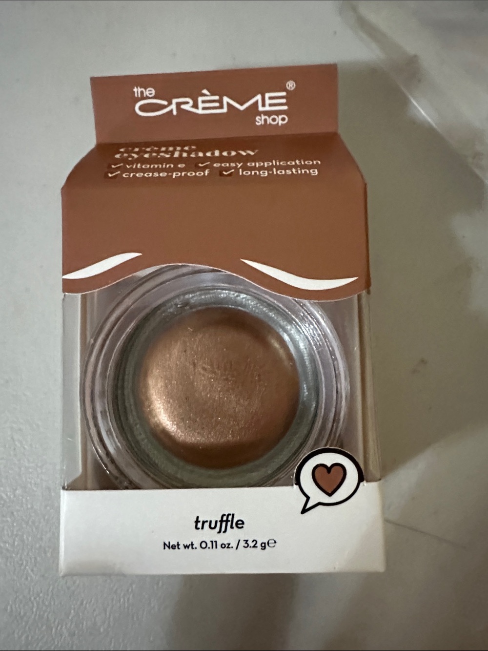The Crème Shop Creamy Eyeshadow — Truffle 🤎✨